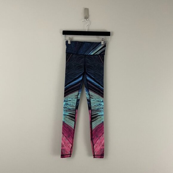 Lululemon Speed Wunder Tight Nulux Electrobeam Multi Leggings Size 4 - Picture 1 of 8